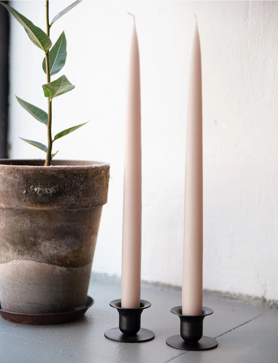 Pair of 12" Taper Candles