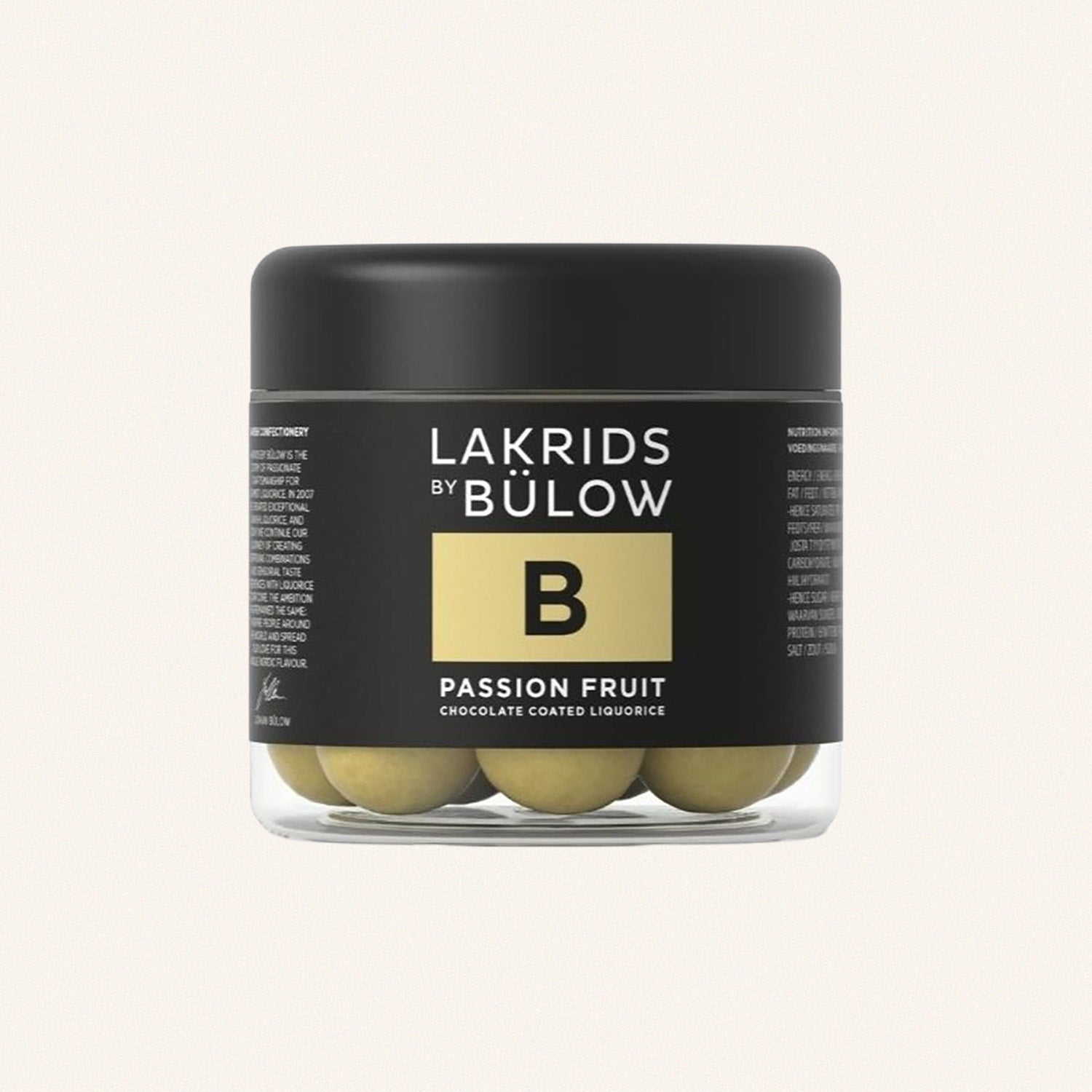 B - Passion Fruit + Chocolate Coated Liquorice