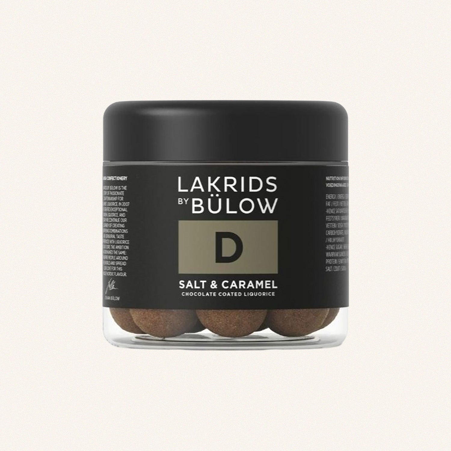D - Salt & Caramel Coated Chocolate Liquorice