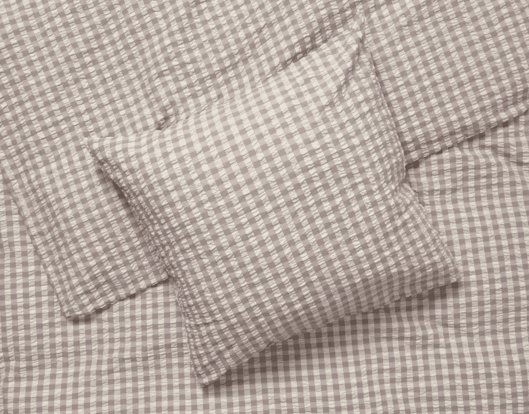 Organic Cotton Bed Linens - Grey / Birch