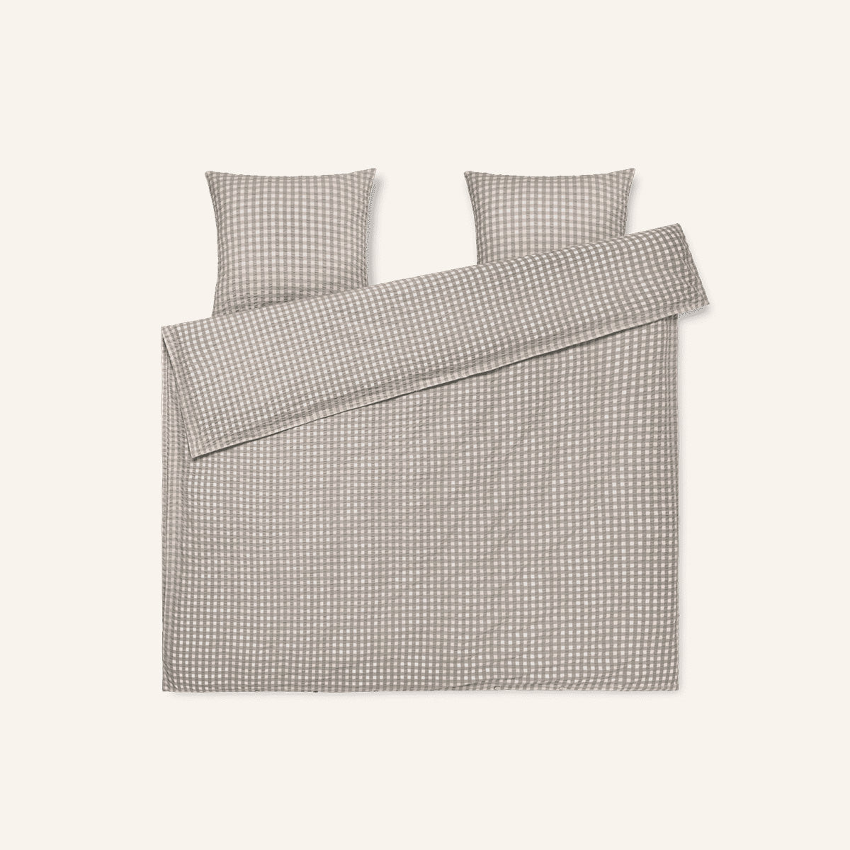 Organic Cotton Bed Linens - Grey / Birch