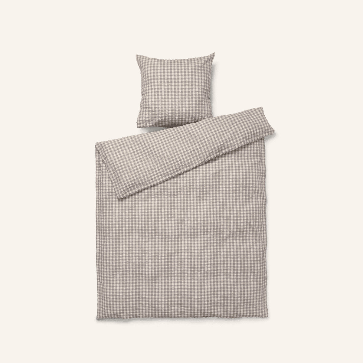 Organic Cotton Bed Linens - Grey / Birch